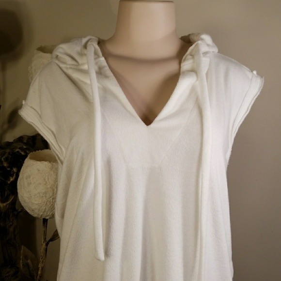 ATM AnthonyThomasMelillo Cotton Terry Hooded Dress - Picture 3 of 6